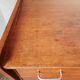 Commode chêne  pied compas, vintage reconstruction