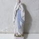 Old Virgin Mary statue in biscuit 25.5 cm