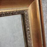 Large wall mirror, gold leaf frame / 160 x 100 cm