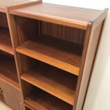 1970s teak bookcase