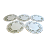 5 assiettes Royal Albert