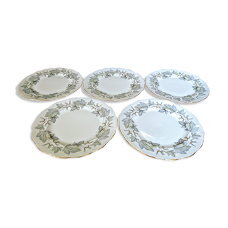 5 assiettes Royal Albert