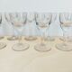 Set of 11 drip glasses