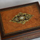 Victorian jewellery box in amboyna