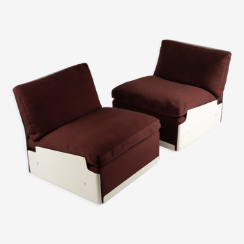 Pair of 620 series armchairs by Dieter Rams for Vitsoe