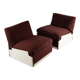 Pair of 620 series armchairs by Dieter Rams for Vitsoe