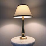 Brass base bedside lamp
