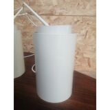 Luminaire acier blanc