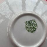 5 cups and 5 saucers La Louvière boch Belgium peasant scene art deco