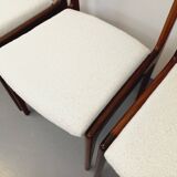 Set of 4 vintage Scandinavian teak chairs from the 60s