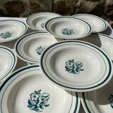 Gien flower plates