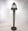 Lampadaire Art Nouveau en fer forgé, 1920
