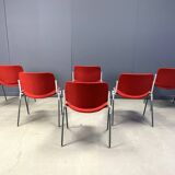 Vintage DSC 106 Side Chairs by Giancarlo Piretti for Castelli, 1970s - set