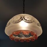 Frosted glass hanging