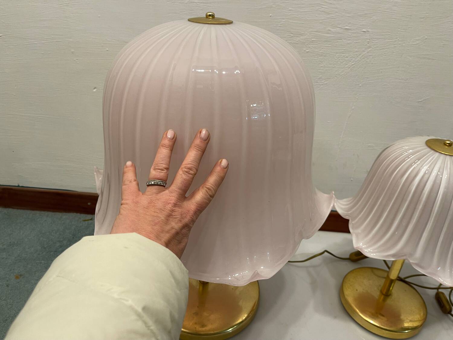 Murano Glass Table Lamps Set of 2 PAF Studio Milan