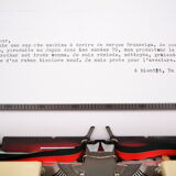Brown brownsviga brother typewriter revised new ribbon