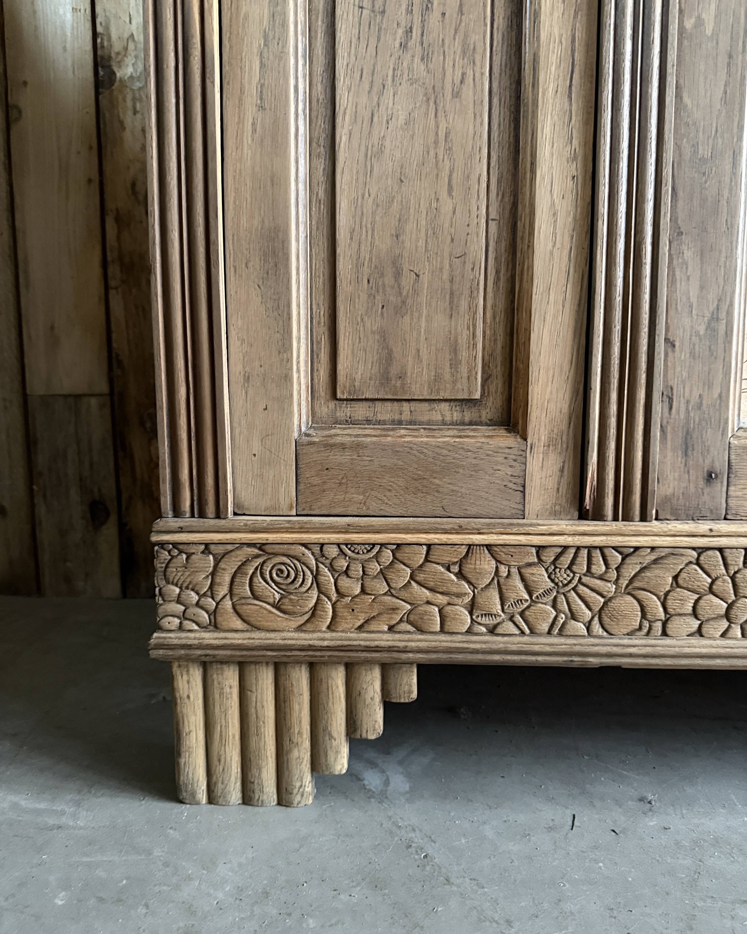 Armoire Art Déco en chêne (rénovée)