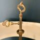 Lampe bouillotte en bronze de style louis xv vers 1850
