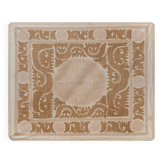 Tapis noué à la main, tapis turc vintage 120x138 cm