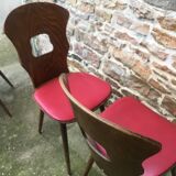 Suite of 4 Baumann chairs, Gentian model