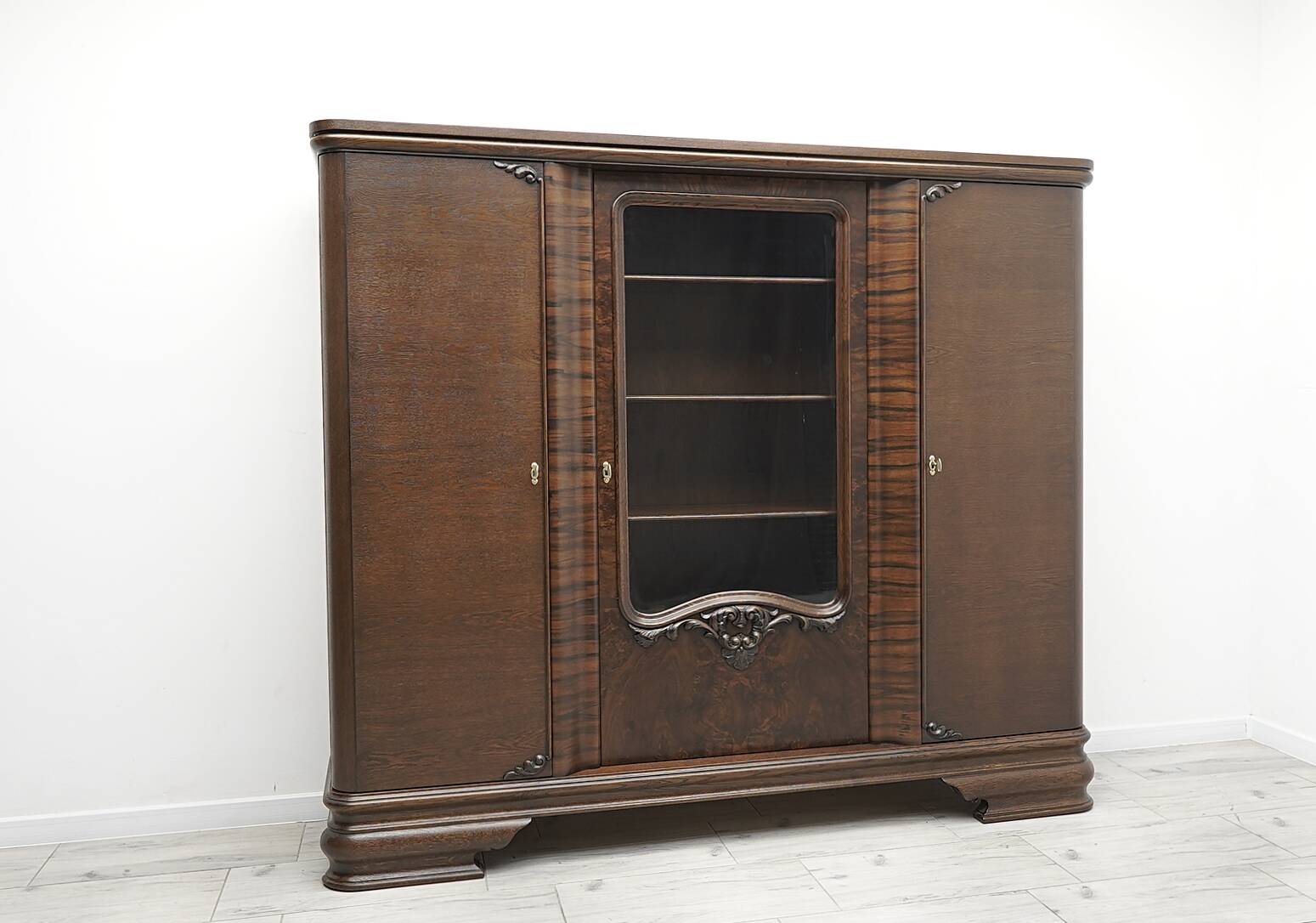 Old bookcase from the 1930s. After professional renovation.