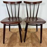 Czechoslovakian style bistro chairs from the 60s