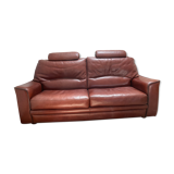 Canape 3 seater 100% leather brown