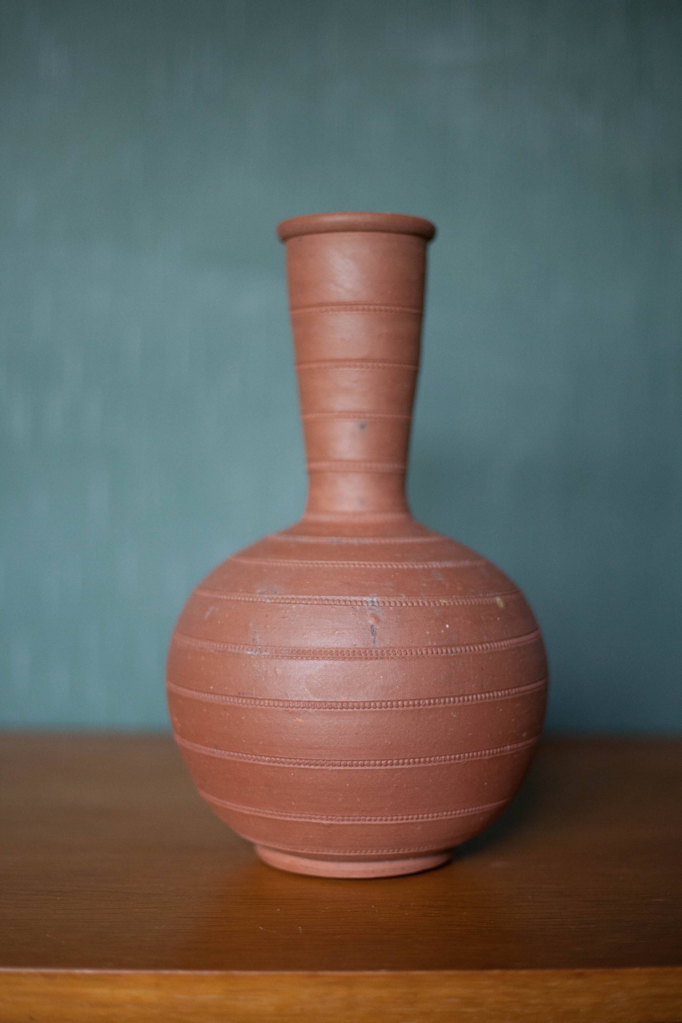 Vintage terracotta vase