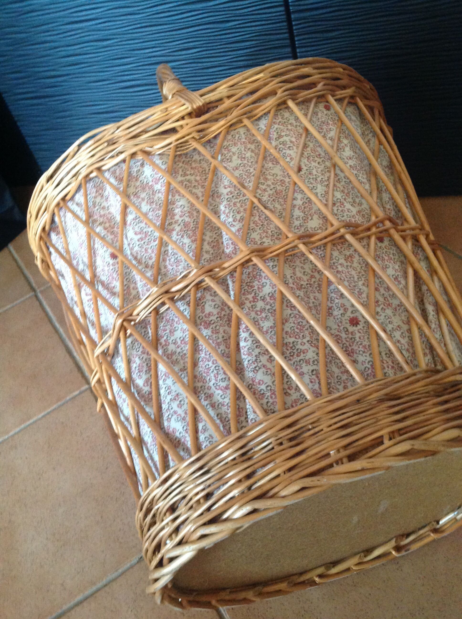Vintage wicker basket