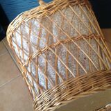 Vintage wicker basket