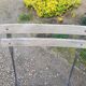 Folding bistro chair with slats