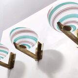 Rare Murano Glass and Brass Wall Light by Dino Martens for Aureliano Toso, Italy