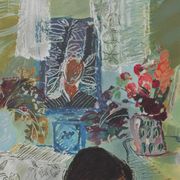 Nancy DELOUIS : Petite fille, lithographie originale signée