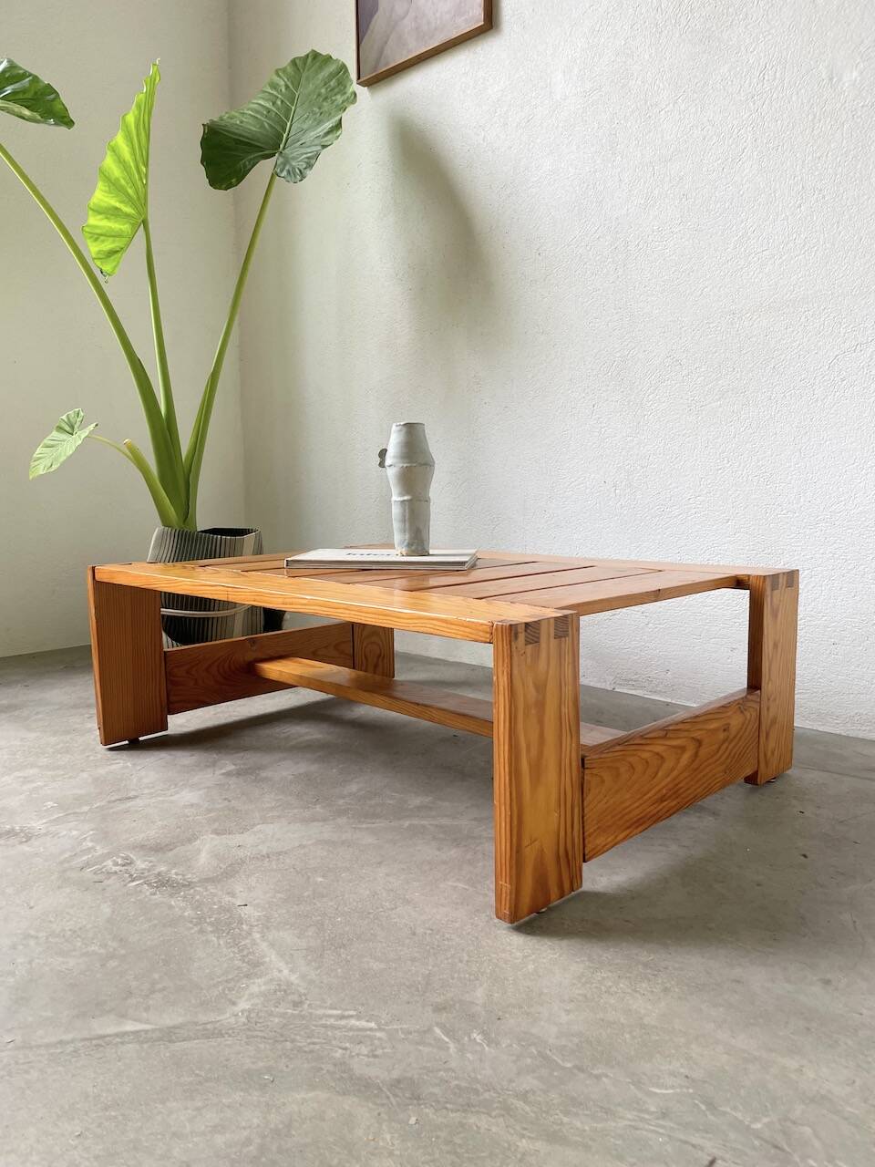 70s pine table regain