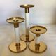 Trio de bougeoirs design Ingegerd Raman scandinave