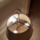 3-branched lampshade lamp sheet gilded bronze pietement