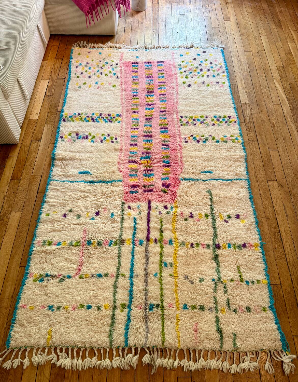 Beni Ouarain Berber rug 100% wool