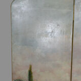 Post-impressionist painted screen by Charles Frechon, France, 1894