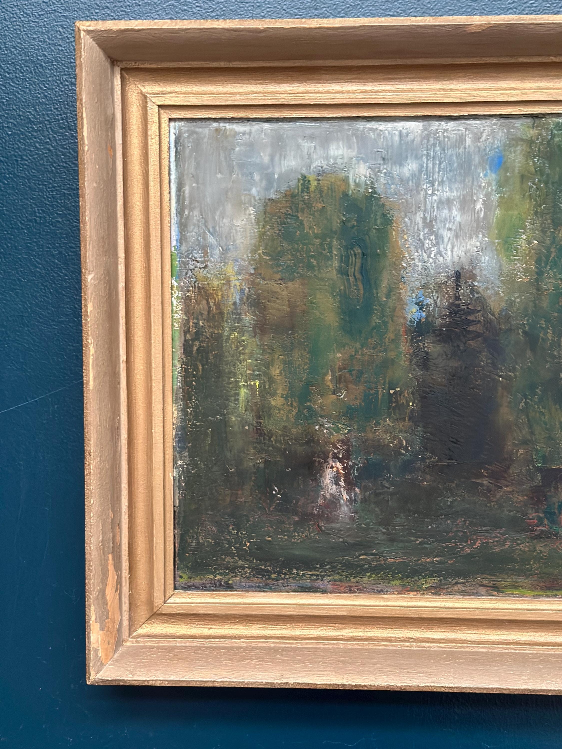 Original Swedish Oil on Panel – “Forest” by Anders Liljeqvist – Signed
