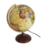 Luminous terrestrial globe