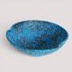 Turquoise ceramic fruit bowl by Charles Cart Vallauris, circa the 1960s.