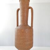 Vintage terracotta amphora vase 1960
