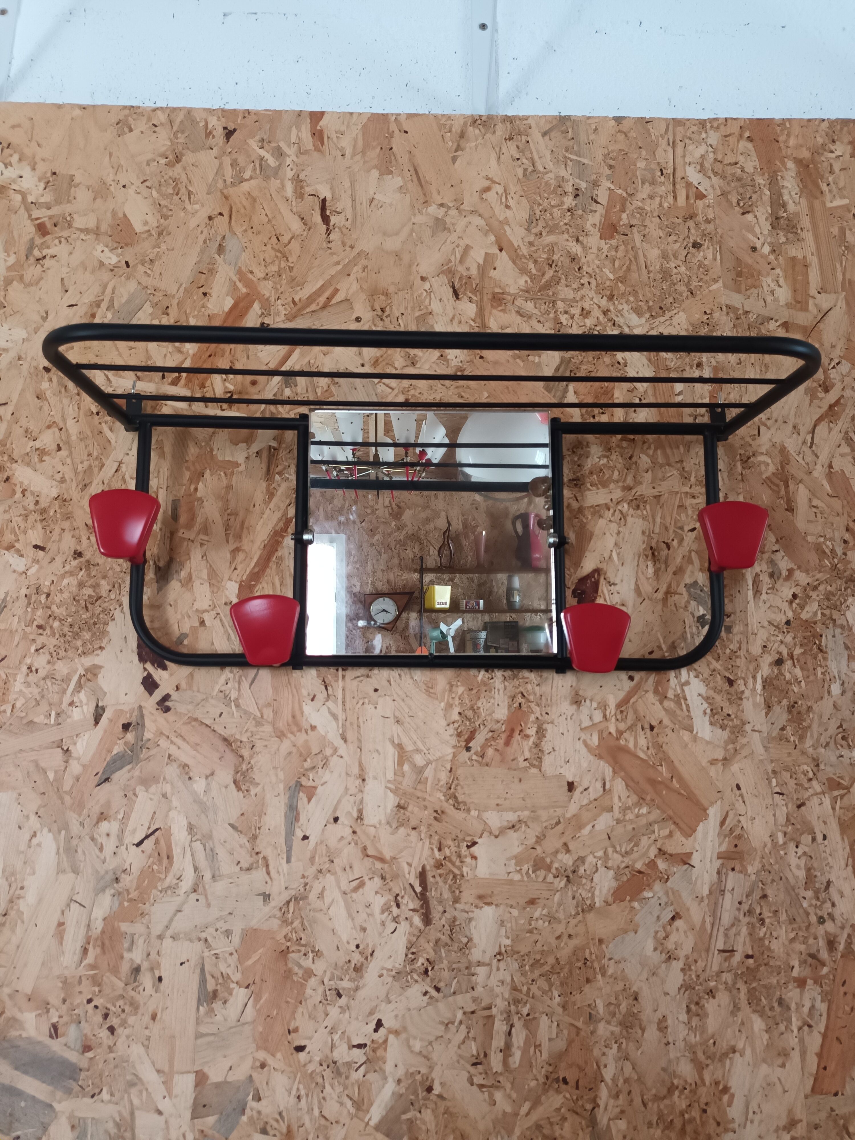 Wall coat rack
