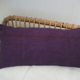 Coussin en lin ancien coloré