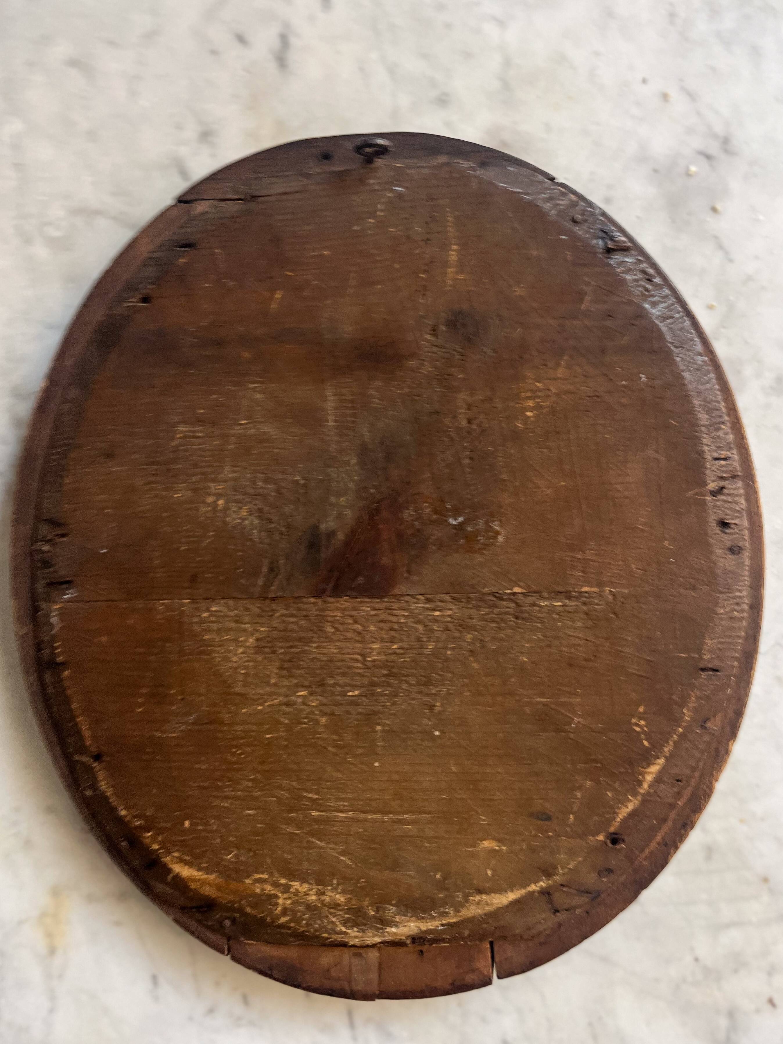 Petit miroir en bois