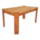 Pinewood dining table, The Netherlands 1970's