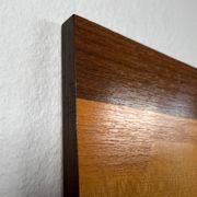 Mid-century wood veneer intarsia wall panel, 1960s