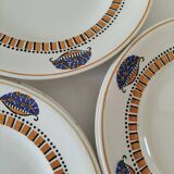 Longwy Art Deco plates