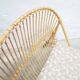 Vintage rattan basket bed 190cm x 120cm