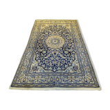 Tapis persan naïn laine & soie circa 1980